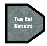 Two Cut Corners Shaped Hot Tub Cover